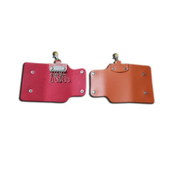 Portable Leather Housekeeper Keychain Holder Wallet Cover