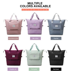 Large Capacity Foldable Shoulder Bag Gym Yoga Duffle