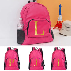 Lightweight Waterproof Backpack Outdoor Travel 26 Letter Pattern