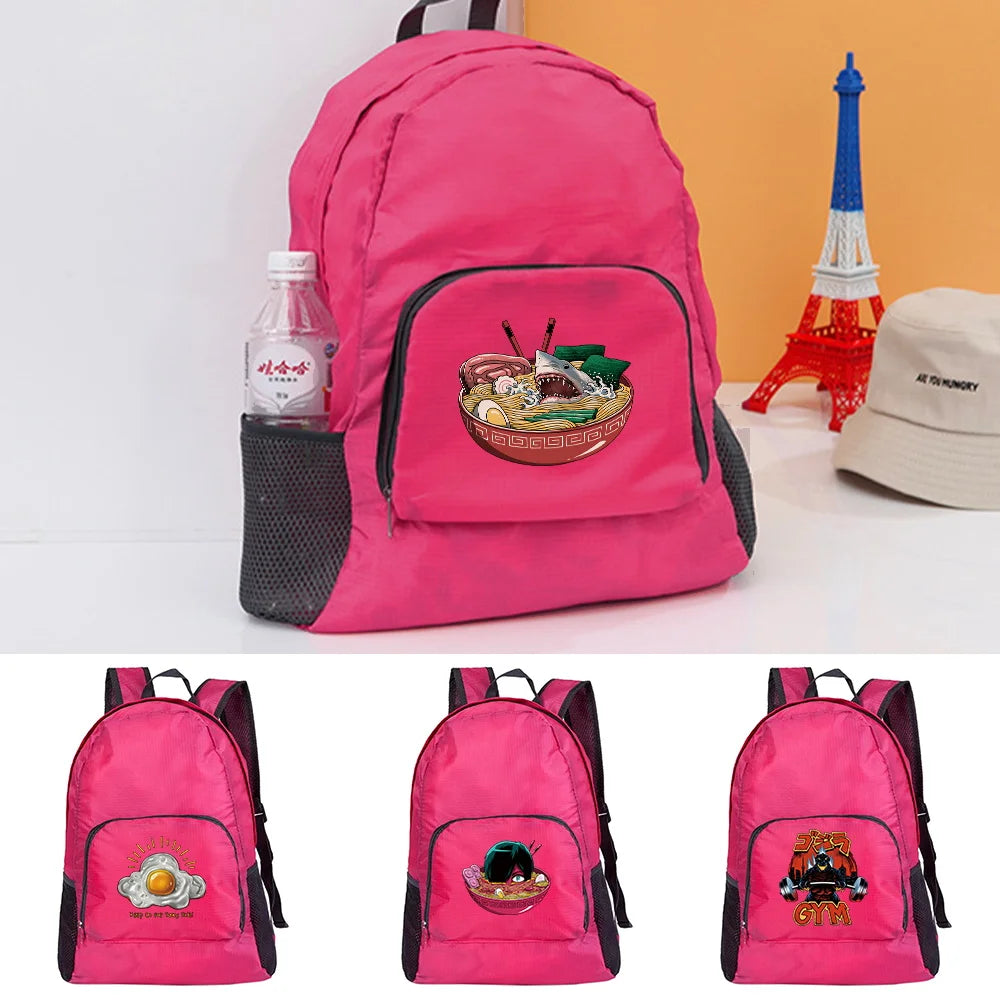 Portable Waterproof Men Backpack Lightweight Foldable Bag