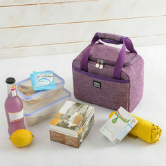 Insulated Lunch Bag Cooler Handbag Bento Pouch Food Storage Bags