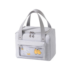 Portable Lunch Bag Thermal Insulated Cooler Bento Pouch Food Storage