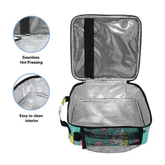 Portable Thermal Lunch Bag Insulated Tote Handbag Unicorn Bento Pouch