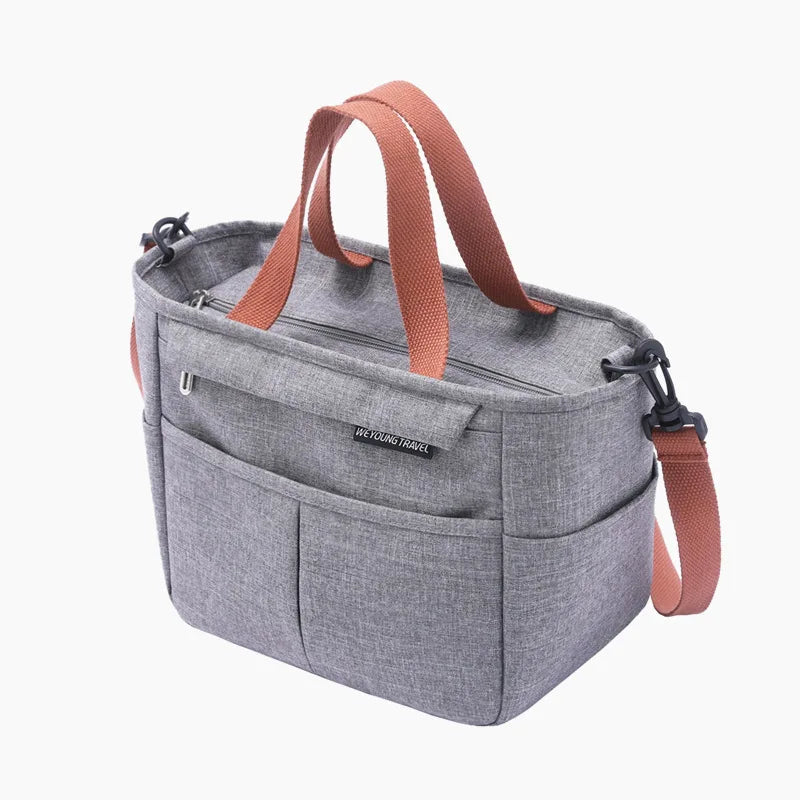Insulated Lunch Box Thermal Bag Cooler Pouch Large Capacity Bento Storage