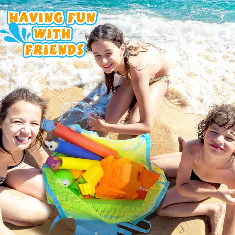 Mesh Beach Bag Foldable Swimming Bag For Children