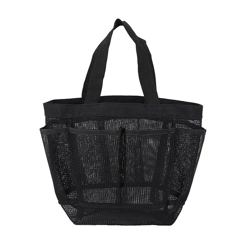 Portable Mesh Shower Caddy Quick Dry Shower Tote Hanging Organizer