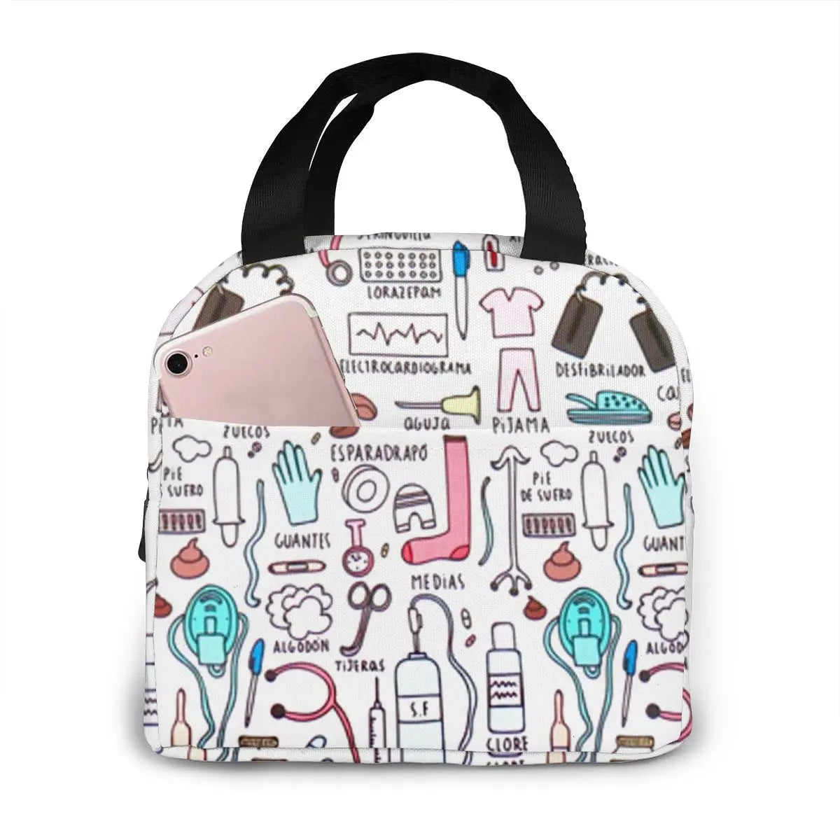 Portable Nurse Bag Insulated Lunch Bags for Women