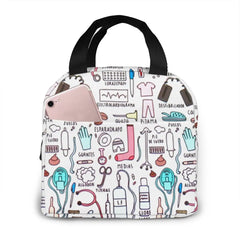 Portable Nurse Bag Insulated Lunch Bags for Women