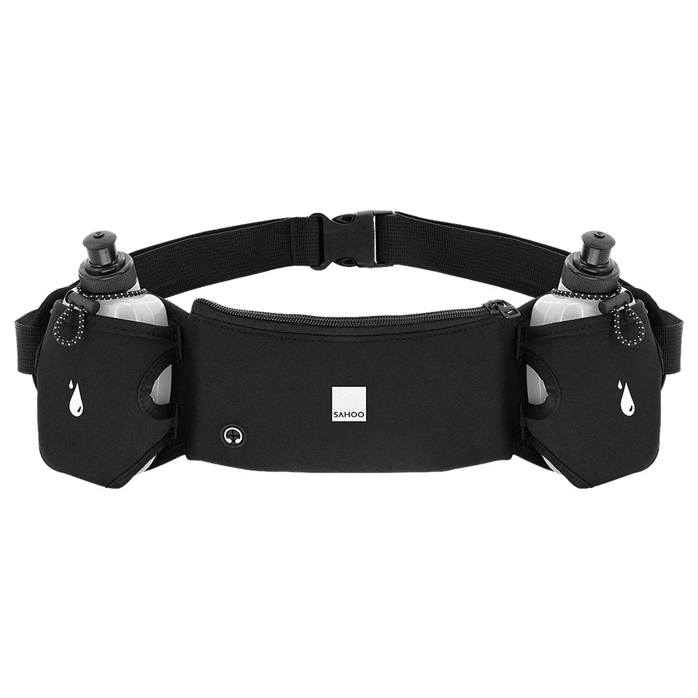 Portable Sports Waist Bag with Bottle Holder