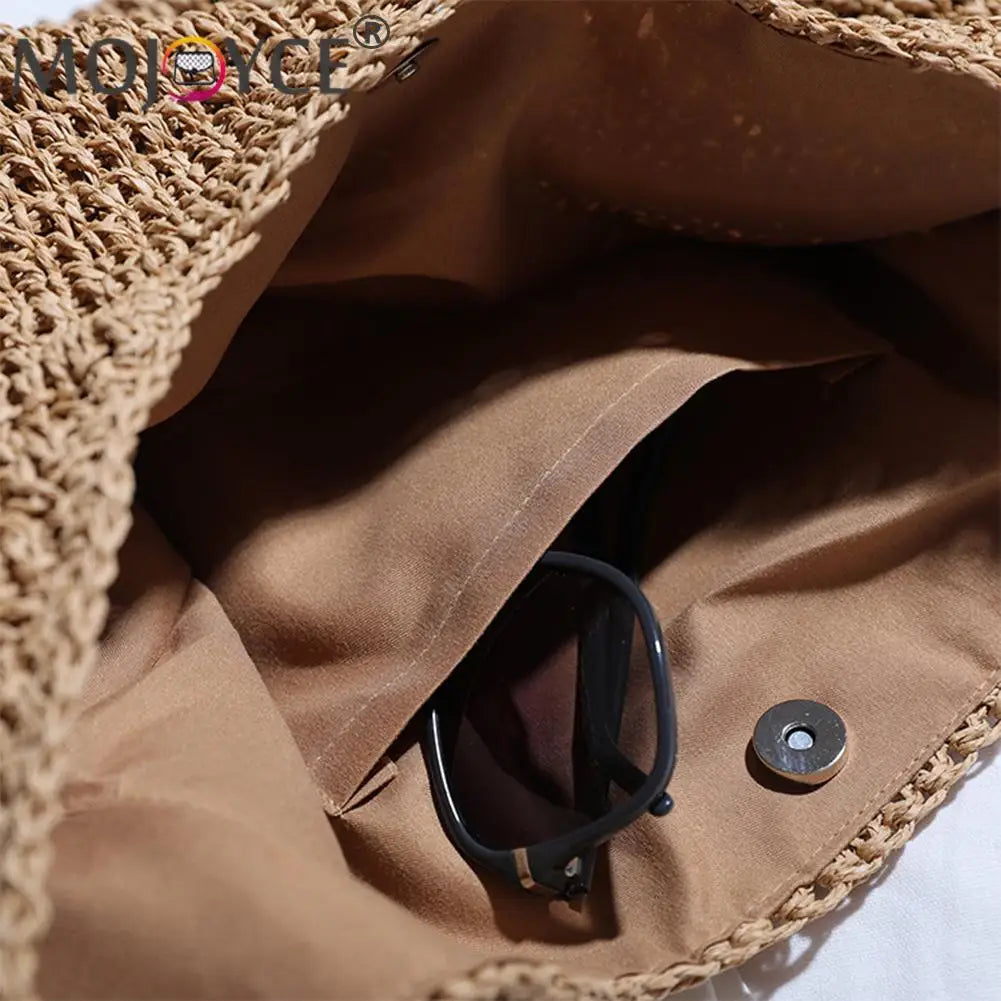 Summer Beach Straw Shoulder Bag Large Capacity Handbag