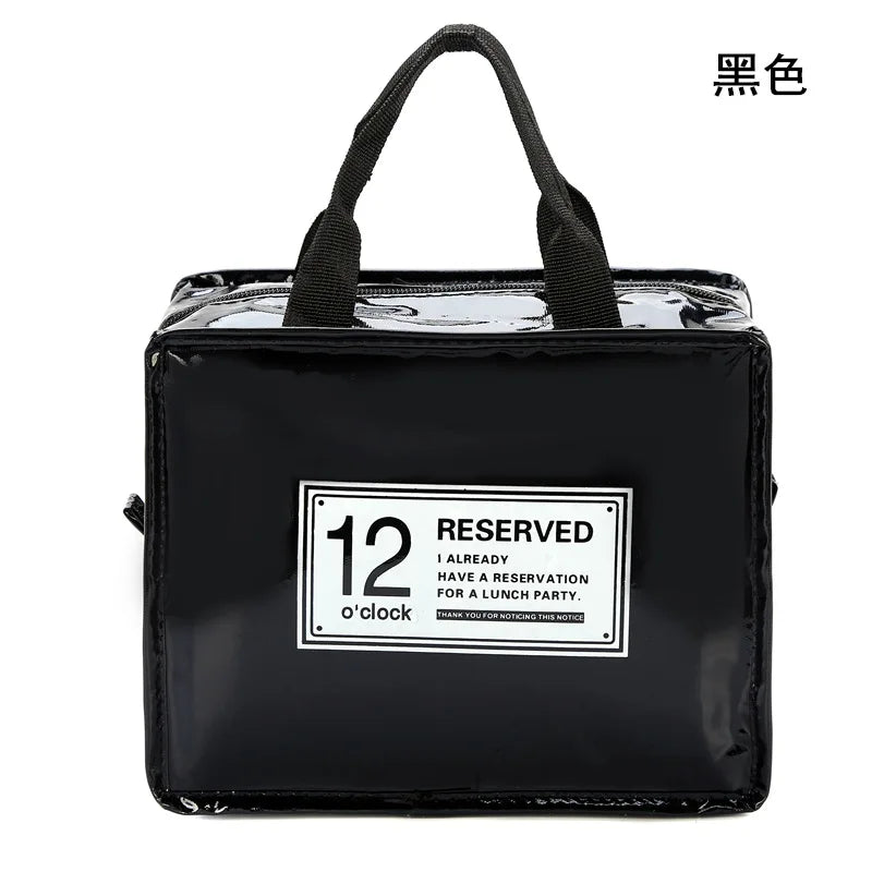 Portable Thermal Lunch Bags Insulated Cooler Tote Picnic Food Container