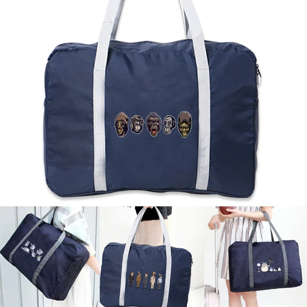 Foldable Travel Bag Women Luggage Business Trip