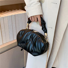 Portable Travel Women Padded Nylon Top-handle Shoulder Bag