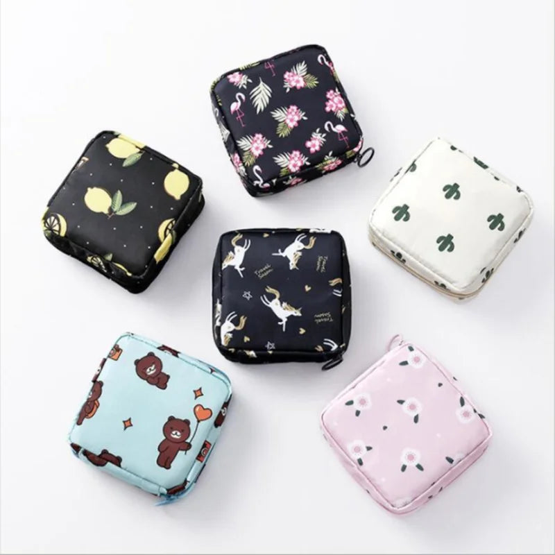 Portable Women's Digital Bag Data Lines Power Bank Package