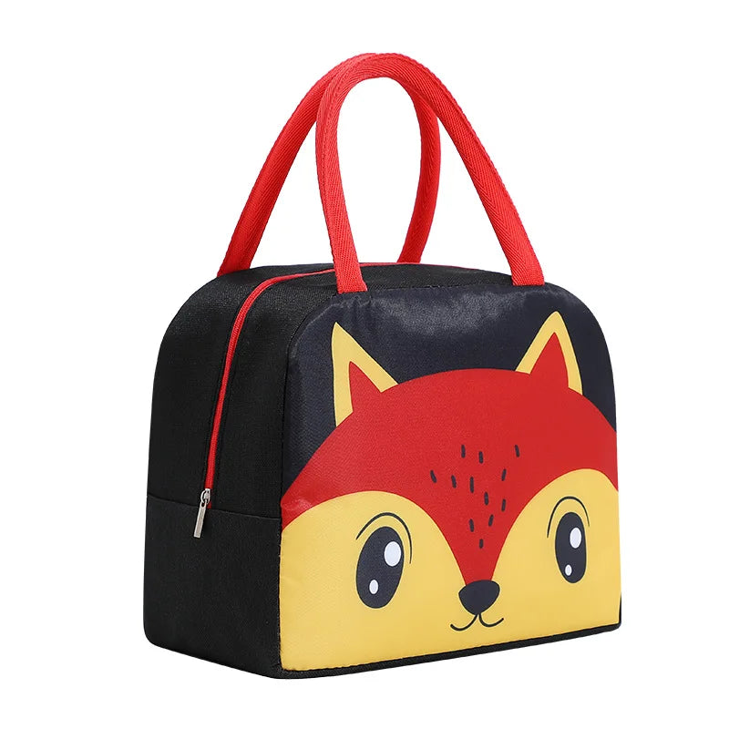 Portable Women's Lunch Box Bag Thermal Insulated Picnic Bento Bags