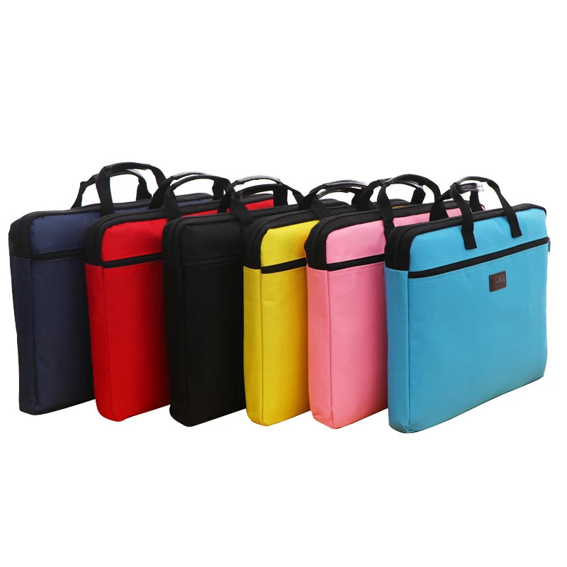 Canvas A4 Document Bag Multi-layer Briefcase