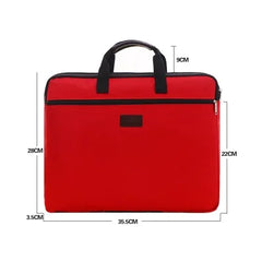 Canvas A4 Document Bag Multi-layer Briefcase