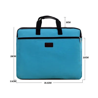 Canvas A4 Document Bag Multi-layer Briefcase