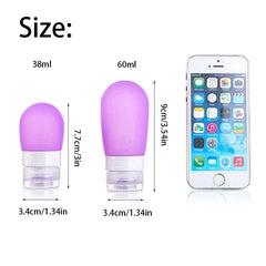 Portable Silicone Travel Bottles Shampoo Container Candy Accessories
