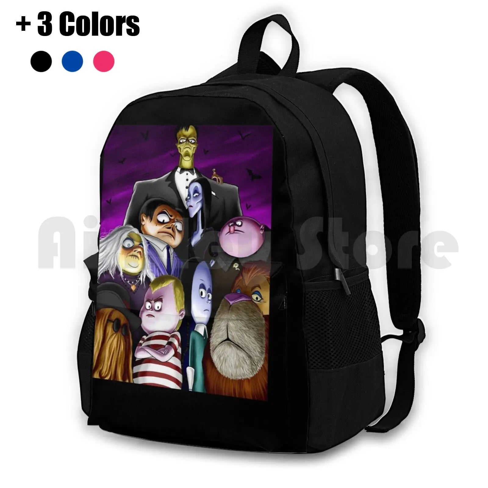 Halloween Kids Cartoons Movies Pugsley Thing Uncle Backpack