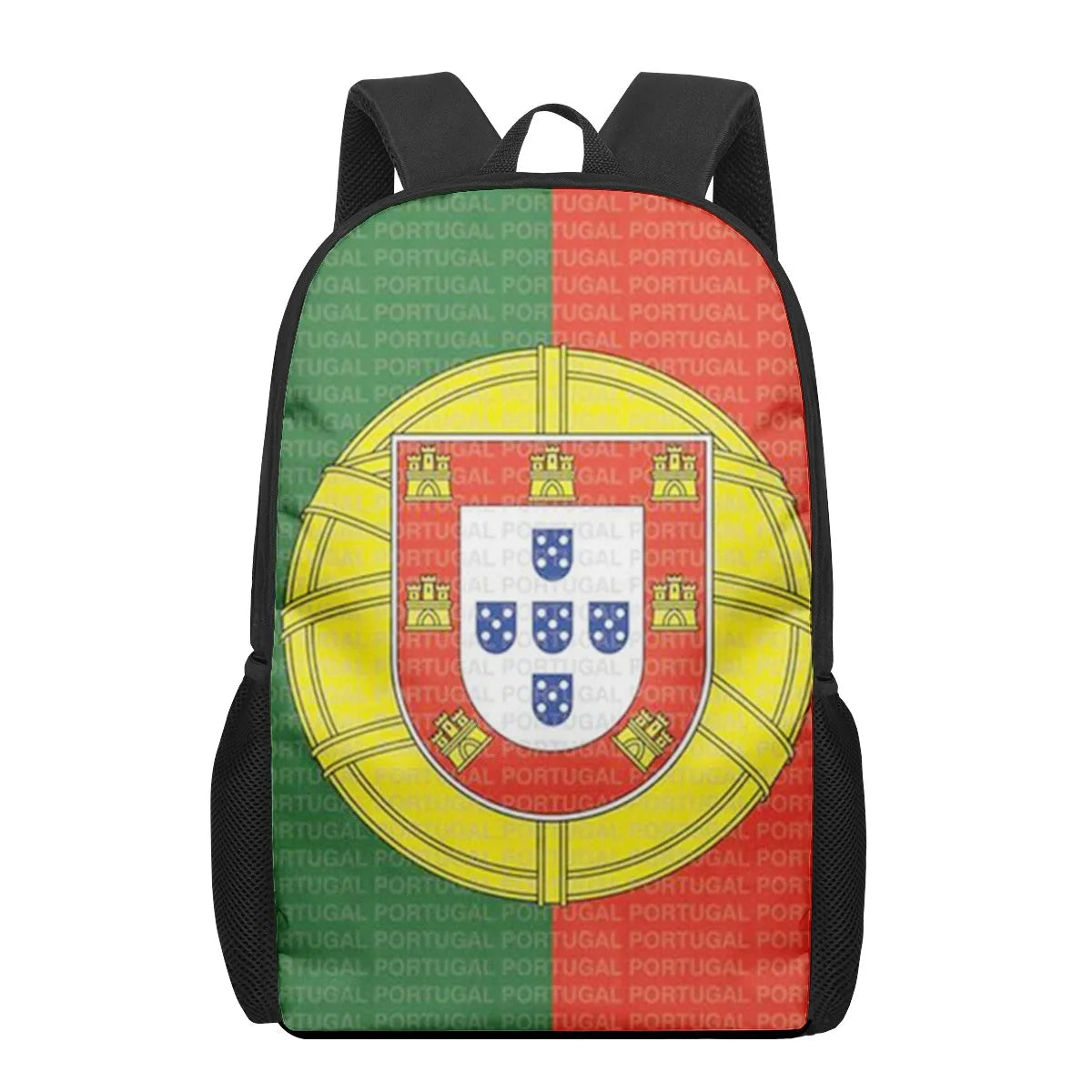 Portugal Flag School Bags Print Backpacks For Teenage Boys Girls