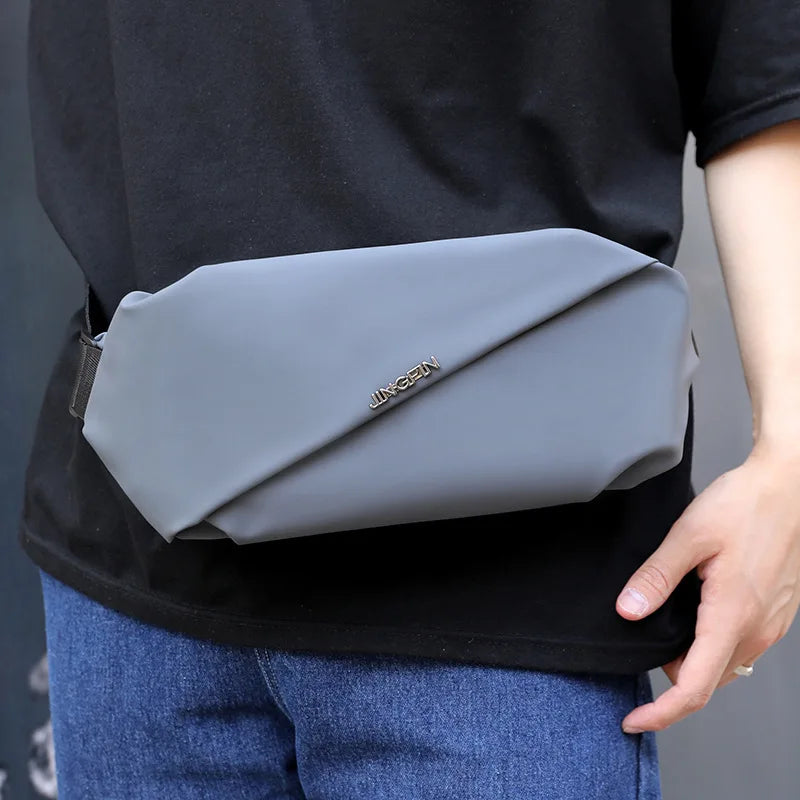 Men's Chest Bag Polyester Waist Crossbody Bag