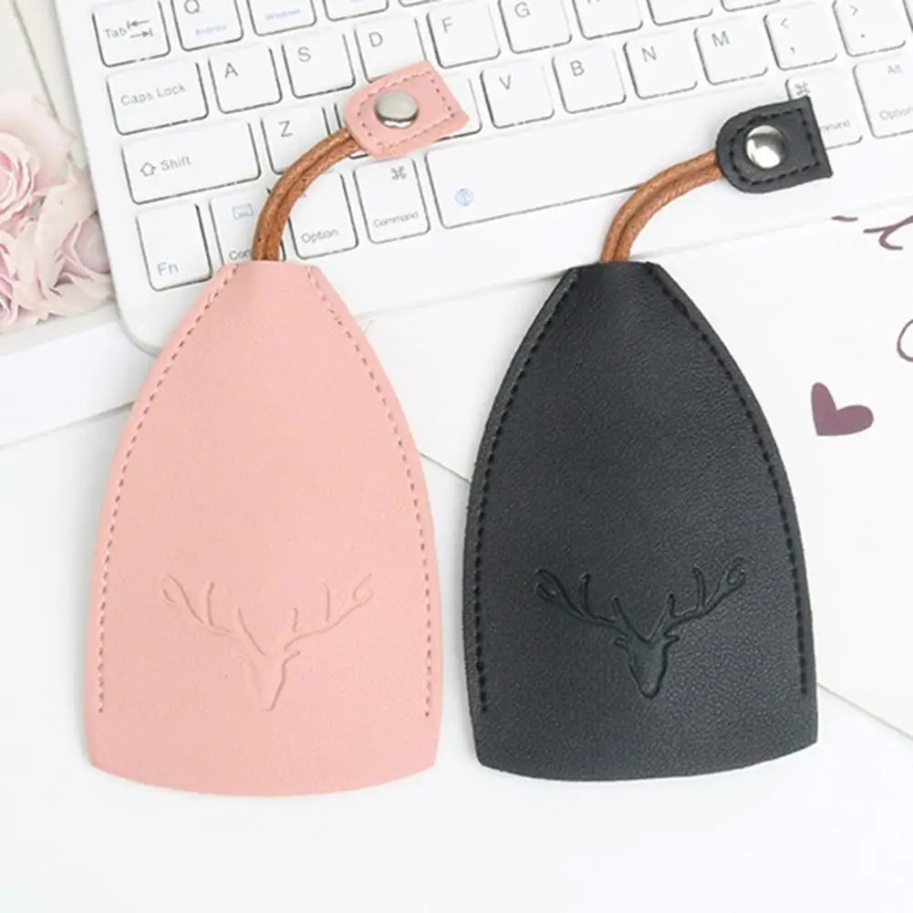 3D Elk Key Protector Cover Faux Leather Pull Out Type