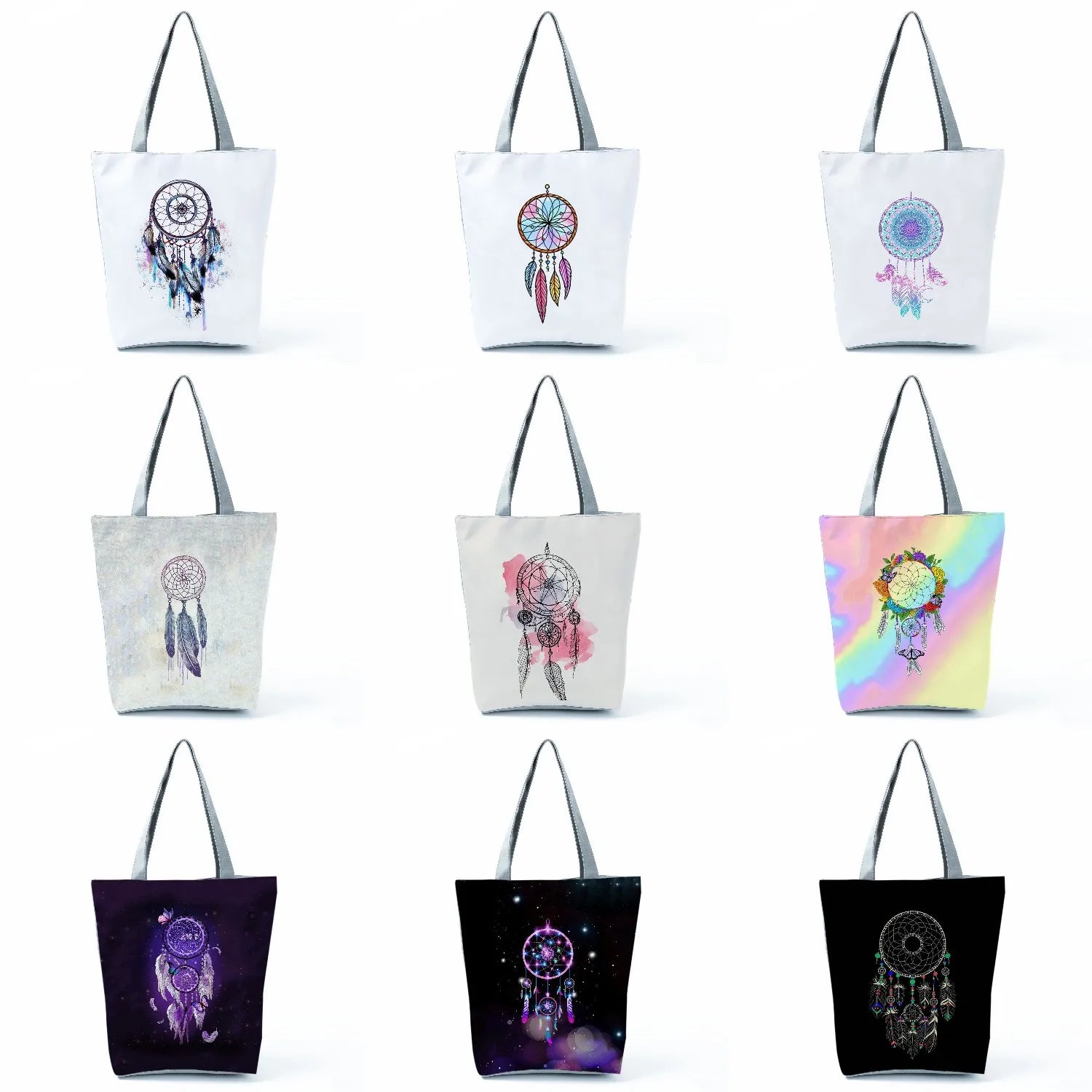 Bohemian Style Dream Catcher Tote Bag for Girls