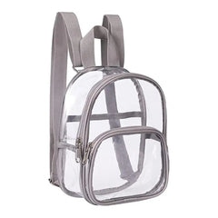 Transparent Student Backpack Large Capacity PVC Sports Backpack