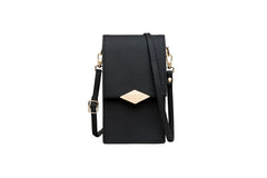 Prati Small Fresh PU Mobile Phone Bag Vertical Mini Shoulder Bag
