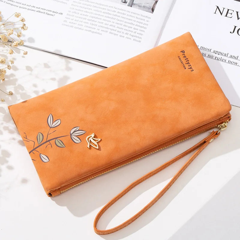 Prati's Women's Frosted Long Wallet Handbag