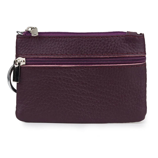 Cowhide Leather Key Wallet Housekeeper Multi-function Key Bag