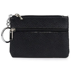 Cowhide Leather Key Wallet Housekeeper Multi-function Key Bag