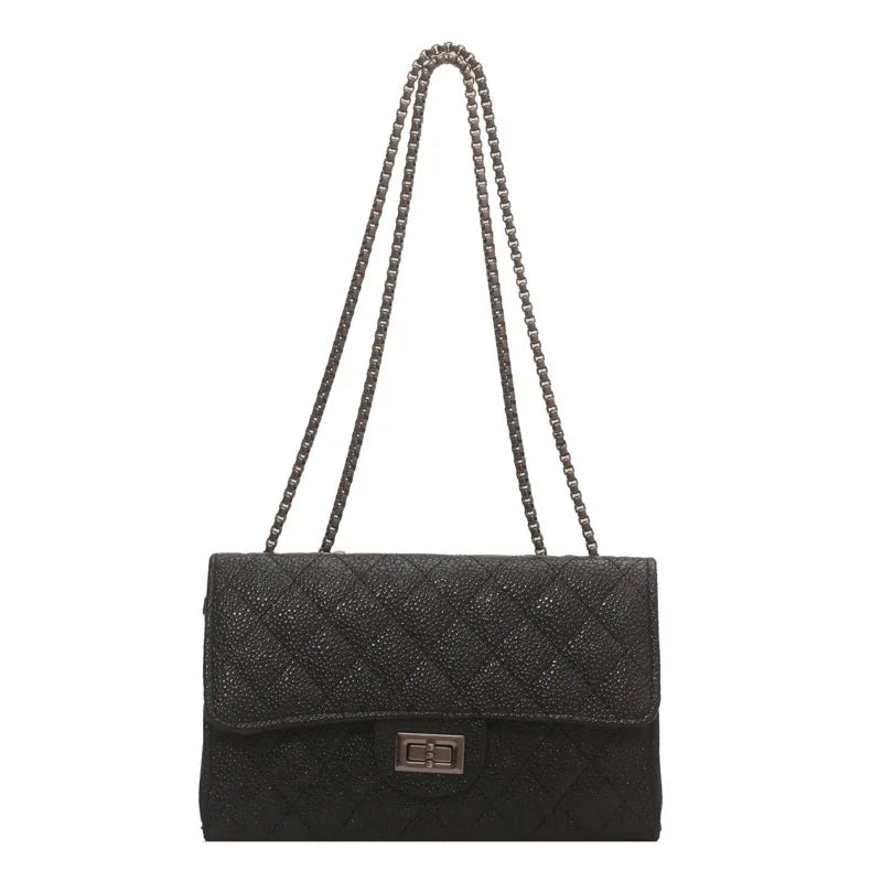 Square Chain Shoulder Bag Women's Spring Autumn 2022