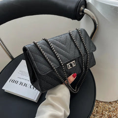 Square Chain Shoulder Bag Women's Spring Autumn 2022