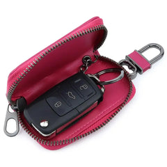 Hand-made Leather Car Key Wallet - Sheep Skin Key Holders