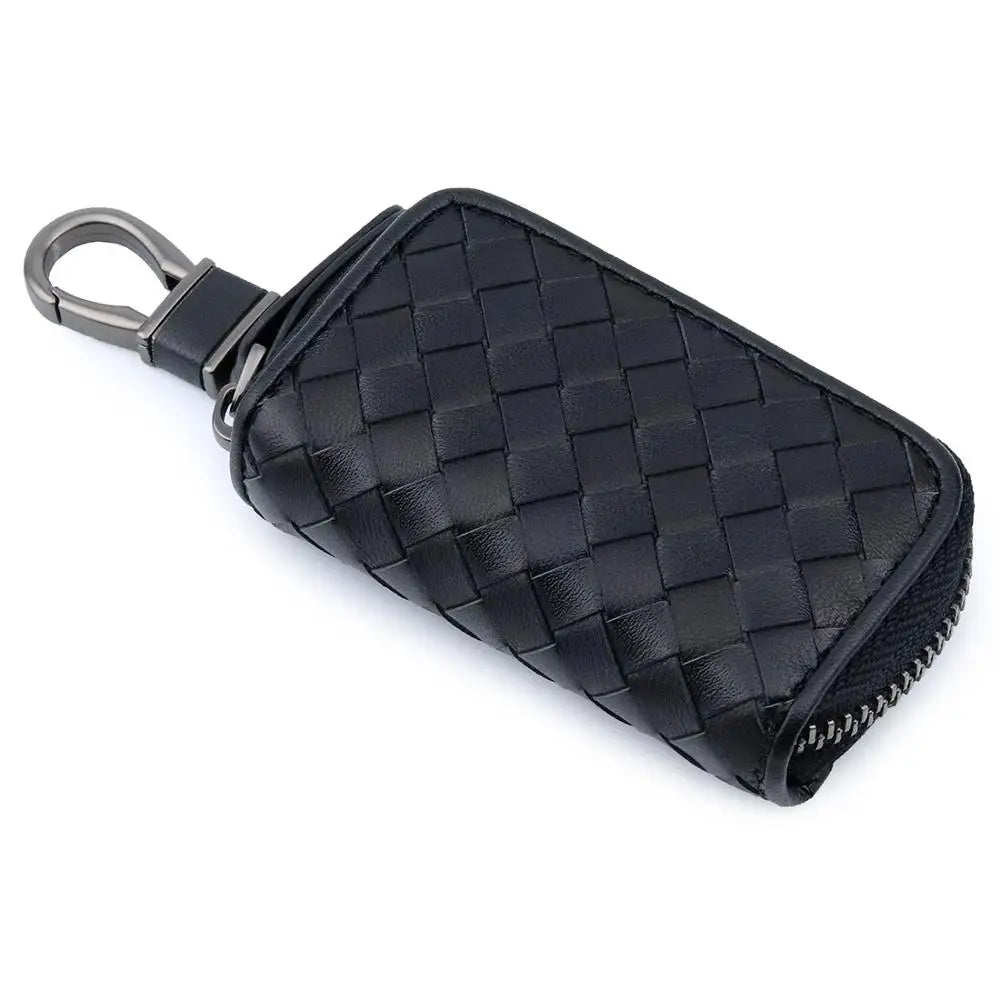 Hand-made Leather Car Key Wallet - Sheep Skin Key Holders