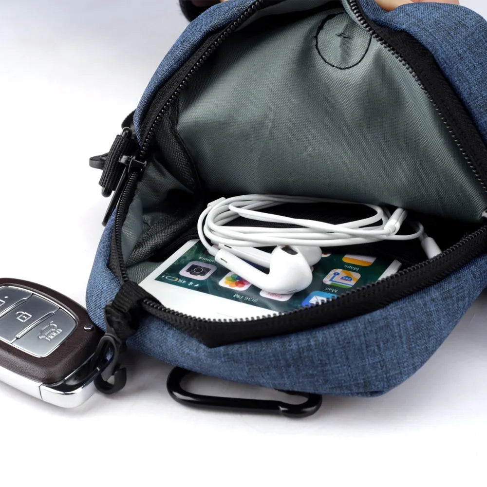 Neck Pouch for Travel Documents and Credit Cards