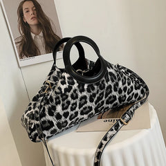 Texture Western Handbag Women's Light Messenger Bag