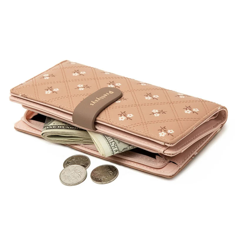 Prentie Wallet Women's Printing Zipper Buckle Long Wallet Handbag