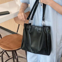 Preppy College Underarm Shoulder Bags Women Large Capacity Casual Tote Bag