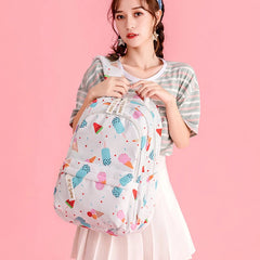 Preppy Style Student School Backpack Girls Women Schoolbag Bookbag