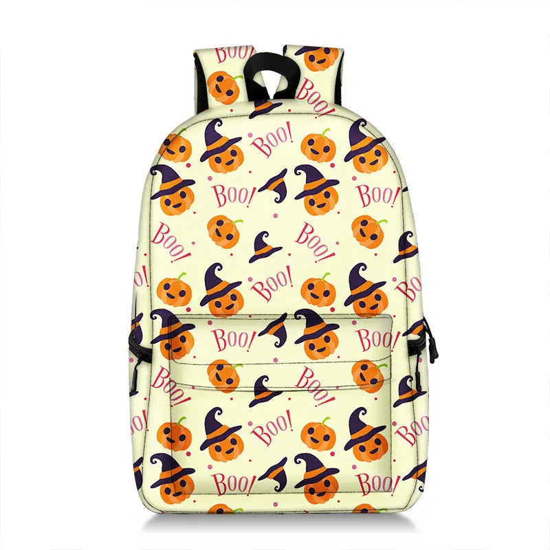 Canvas Backpack Capacity Boys Girls Teenagers Schoolbag Rucksack Travel