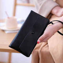 Multi-functional Women's Long Wallet with Phone Holder
