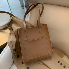 Storage Holder Bag Front Pocket Handle Bag Delicate Bottom Handle Bag