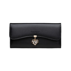 Prettyzys Love Pendant Multi-function Long Wallet