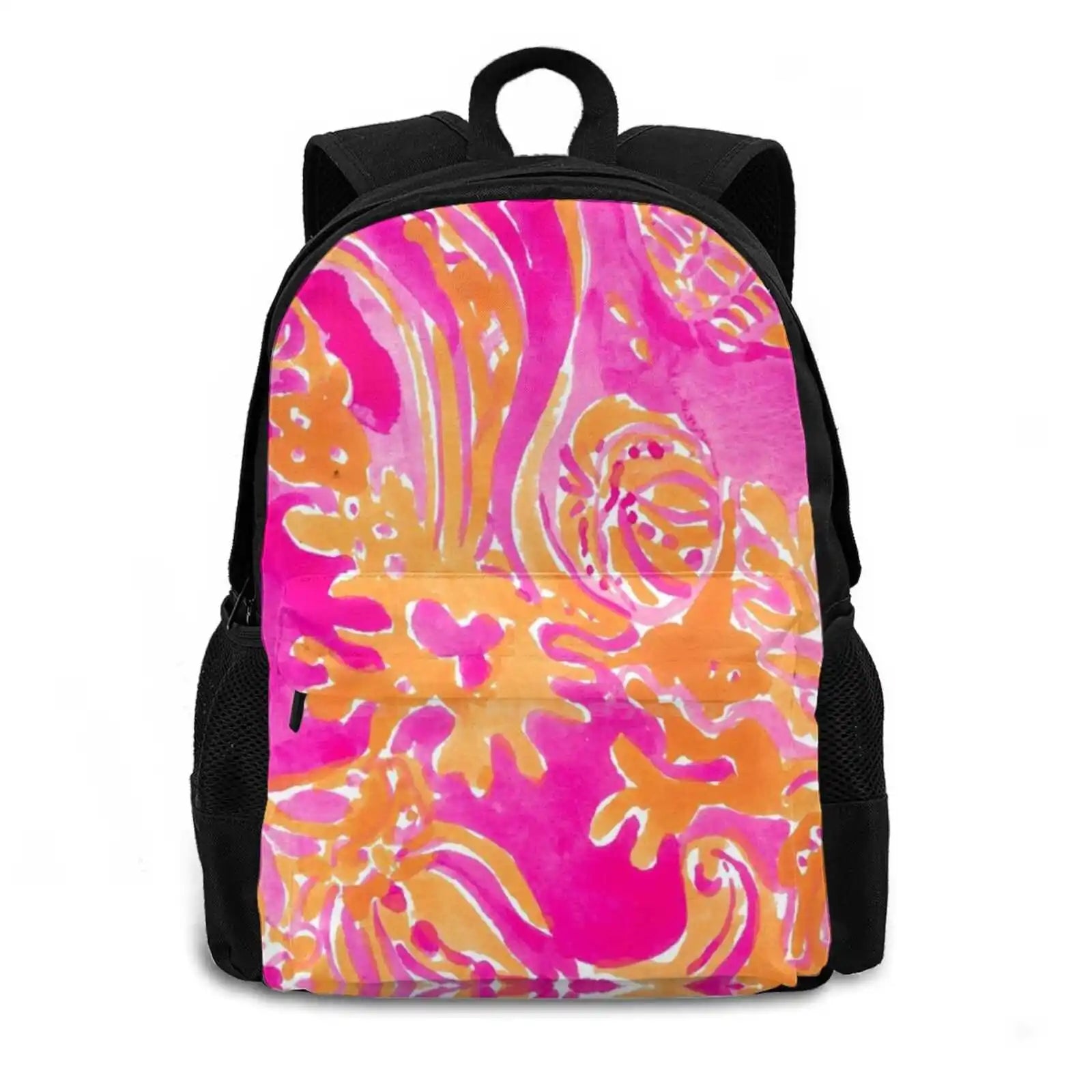 Watercolor Summery Backpack and Wallet Set