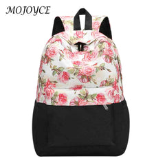 Printed Backpack Women Travel Bag High Capacity Solid Women Backpack