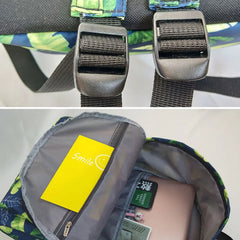Large Capacity Nylon Backpack Women Waterproof Vintage Style