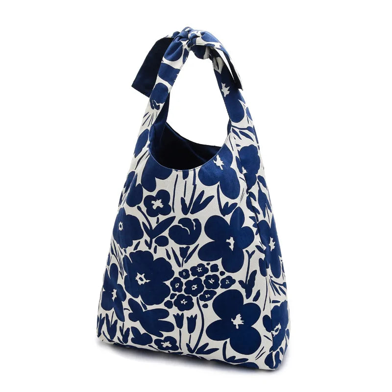 Floral Shoulder Bag Women's Large Capacity Vintage Handbag